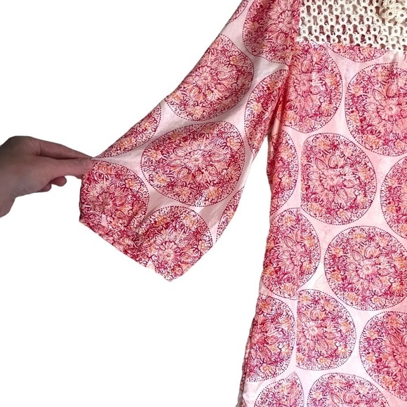 Calypso St Barth for Target 100% Silk Blouse Size Medium - Picture 5 of 8